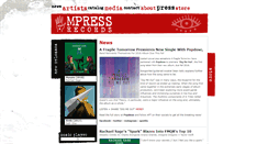 Desktop Screenshot of mpressrecords.com